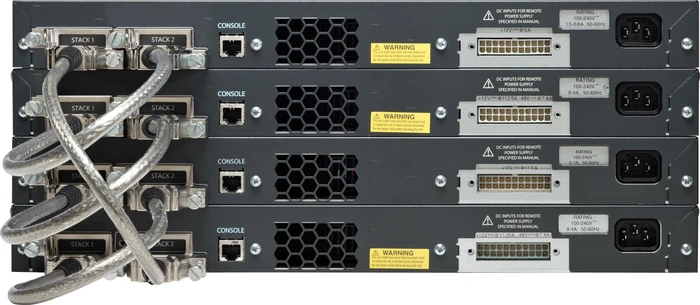 Cisco Catalyst 3750 V2 IP Services Rackmount Managed Stacking Switch, 24x RJ-45, 2x SFP, 370W PoE