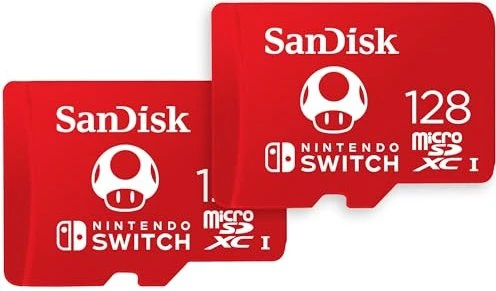 SanDisk Nintendo Switch R100/W90 128GB, UHS-I U3, Class 10