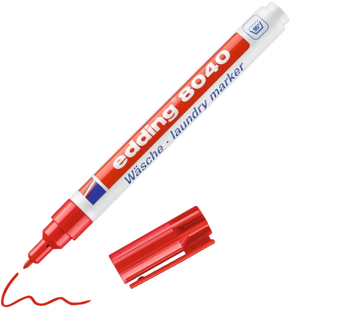 edding 8040 Wäschemarker rot