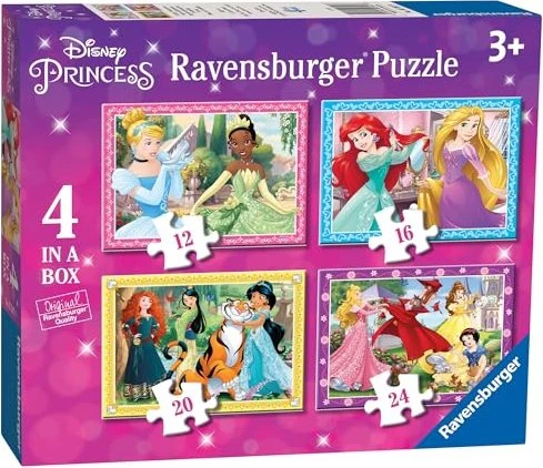 Ravensburger Puzzle Disney Prinzessinnen 4in1