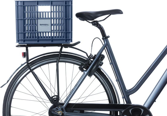 Basil Crate M Fahrradkorb bluestone