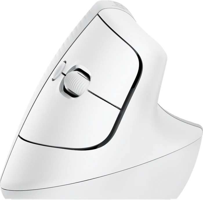 Logitech Lift Vertical Ergonomic Mouse, Off-White, Logi Bolt, USB/Bluetooth