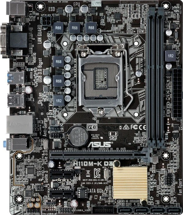 ASUS H110M-K (Intel 1151)
