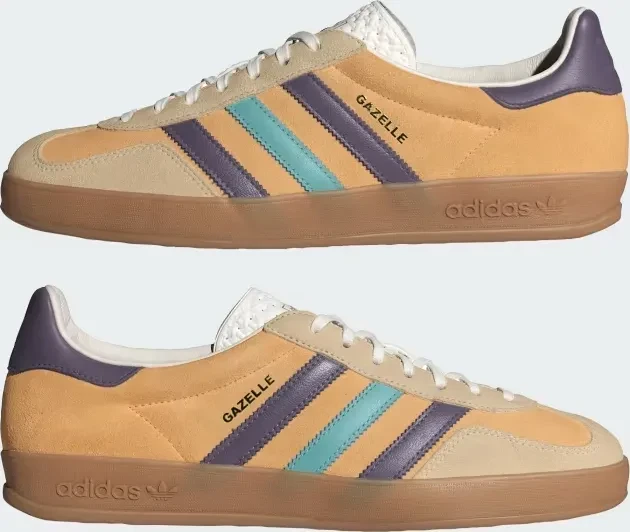 adidas Gazelle Indoor glow orange/shadow violet/off white