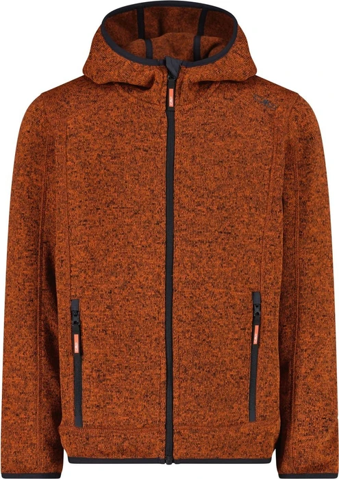 CMP Fix Hood Fleece Funktionsjacke orange/antracite (Junior)