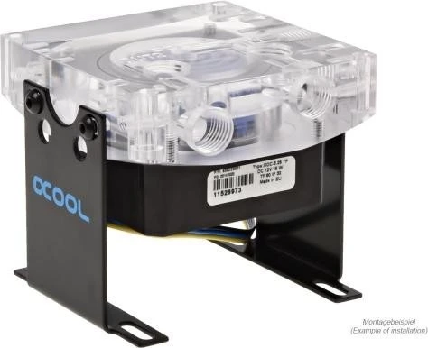 Alphacool Eisdecke DDC Pumpenaufsatz V2 Acryl