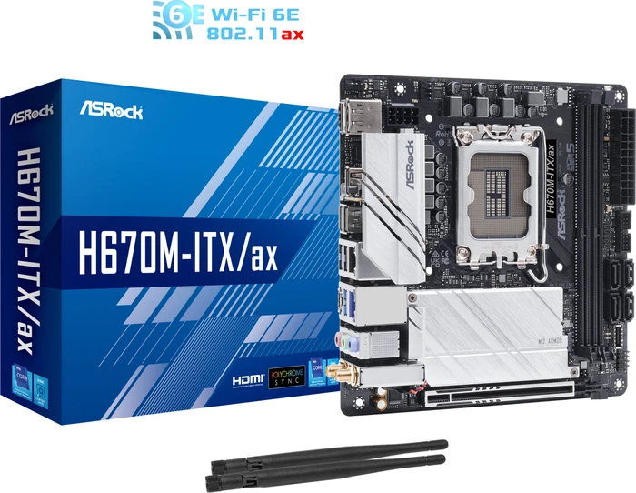 ASRock H670M-ITX/ax (Intel 1700)