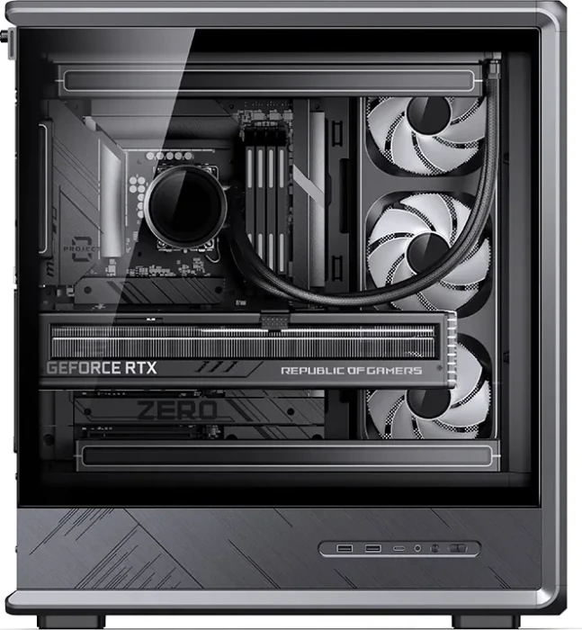 Jonsbo D401 Black, Glasfenster
