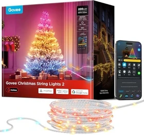 Govee Christmas String Lights 2 Smart Lichterkette 20m LED 200x RGBIC