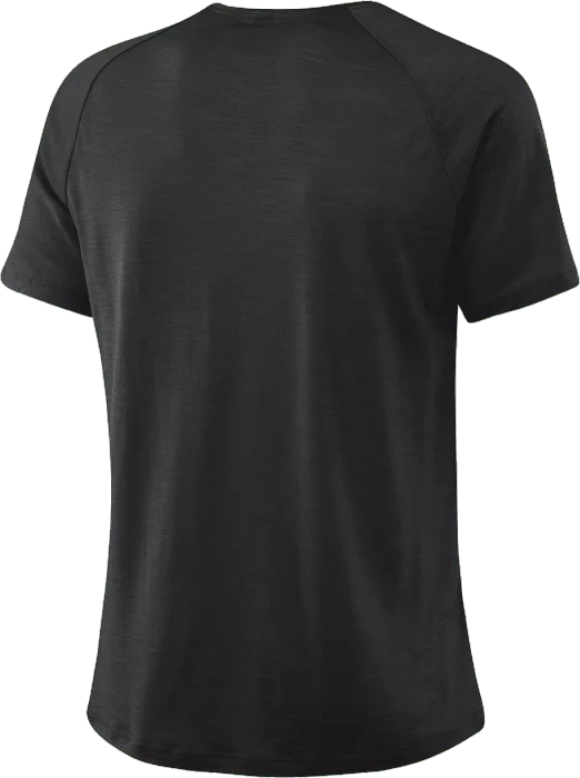 Löffler Printshirt LIG Merino Tencel CF Funktionsshirt kurzarm schwarz (Herren)