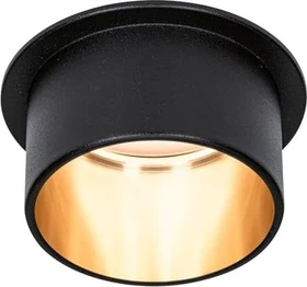 Paulmann LED Gil Coin klar rund 6W Einbauleuchte schwarz gold