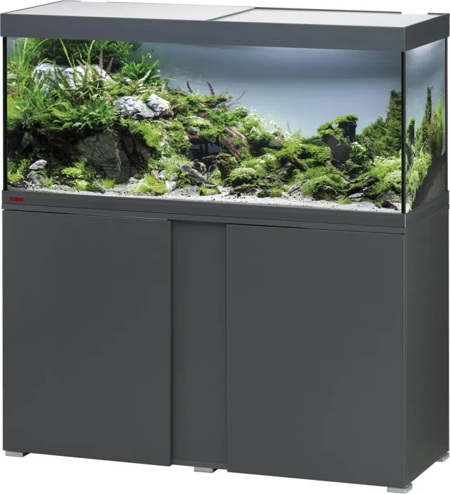 EHEIM vivalineLED 240 Aquarium-Set mit Unterschrank, anthrazit, 240l