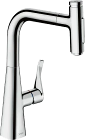 Hansgrohe Metris Select M71 Einhebel-Küchenmischer 240 Ausziehbrause 2jet chrom