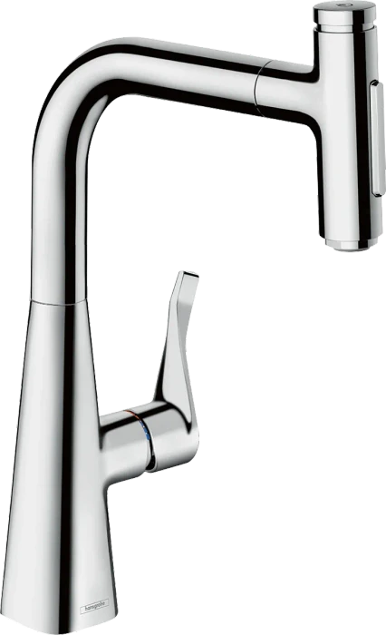 Hansgrohe Metris Select M71 Einhebel-Küchenmischer 240 Ausziehbrause 2jet chrom