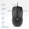 Act Wired Full-size Optical Mouse 1000dpi, schwarz, USB Vorschaubild