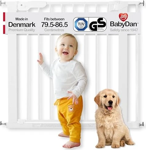 Baby Dan Premier Treppenschutzgitter weiß