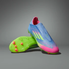 adidas F50 League Laceless FG/MG blue fusion/lucid lemon/lucid pink