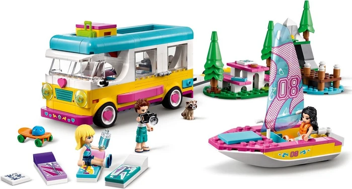 LEGO Friends - Wohnmobil- und Segelbootausflug