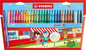 STABILO Power sortiert, 30er-Set, Etui