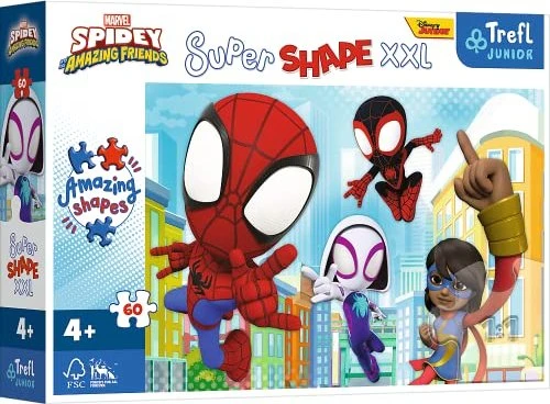 Trefl Puzzle Super Shape XXL Spiday and his Amazing Friends