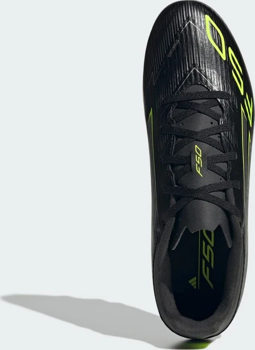 adidas F50 Club FG/MG core black/iron metallic/lucid lemon