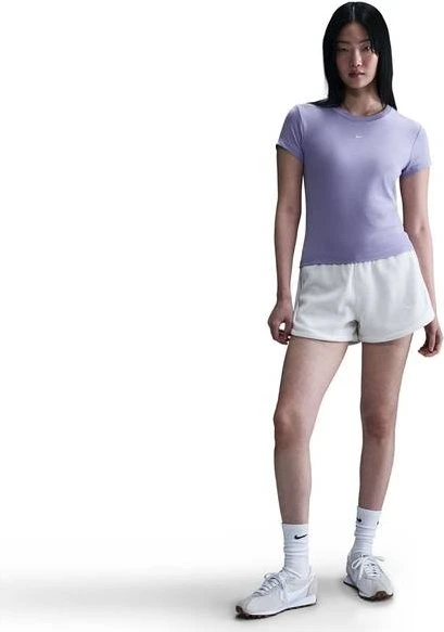 Nike Sportswear Chill Knit T-Shirt kurzarm lilac ice (Damen)