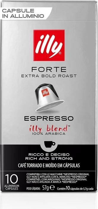 illy Espresso Forte Kaffeekapseln, 10 Stück