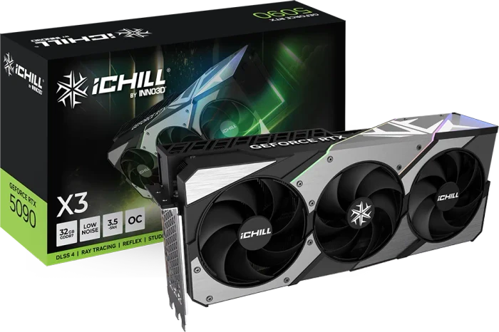 INNO3D GeForce RTX 5090 iCHILL X3, 32GB GDDR7, HDMI, 3x DP