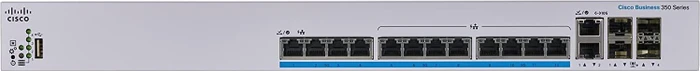 Cisco Business 350 Rackmount 5G Managed Switch, 12x RJ-45, 2x SFP+, 2x RJ-45/SFP+, 375W UPoE