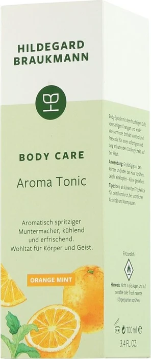 Hildegard Braukmann Body Care Aroma Tonic Orange Mint Körperspray, 100ml