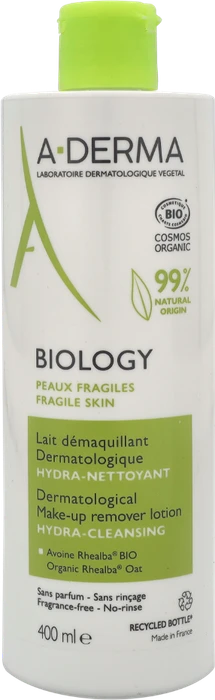 A-Derma Biology dermatologische Make-up Entfernungslotion, 400ml