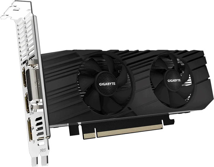 GIGABYTE GeForce GTX 1650 D6 OC Low Profile 4G, 4GB GDDR6, DVI, 2x HDMI, DP