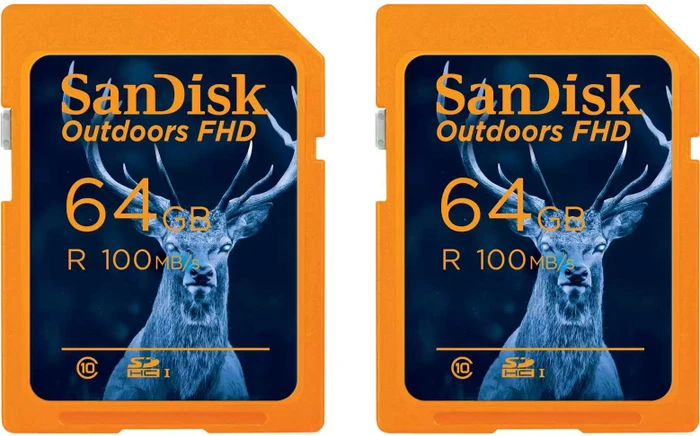 SanDisk Outdoors FHD R100 64GB, UHS-I U1, Class 10, 2er-Pack