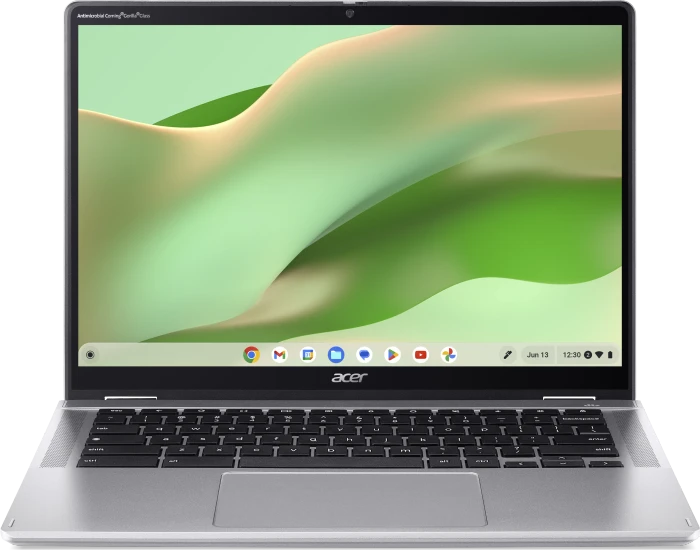 Acer Chromebook Spin 314 CP314-2HN-C0TP, Sparkly Silver, N100, 8GB RAM, 64GB Flash, DE