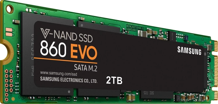 Samsung SSD 860 EVO 2TB, M.2 2280 / B-M-Key / SATA 6Gb/s