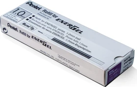 Pentel EnerGel Roller Pen LR10-VX Tintenrollermine 0.5mm (1mm Ball) violett, 12er-Pack