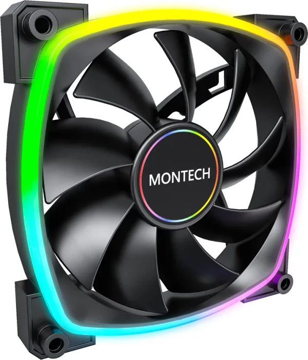 Montech AX140 PWM ARGB schwarz, 140mm
