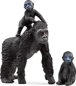 Schleich Wild Life - Flachland Gorilla Familie