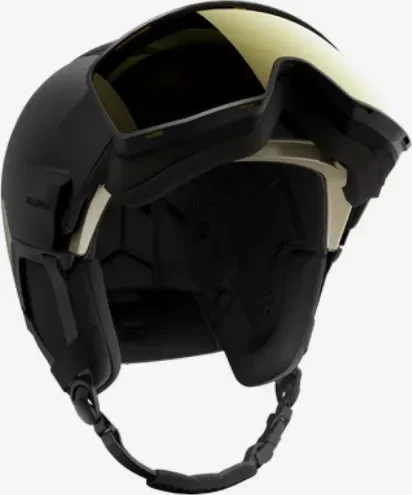 Salomon Driver Pro Sigma Photo MIPS Helm black/light bronze metallic