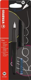 STABILO Flow ACTIVE schwarz, rechte Hand, mittel, Blister