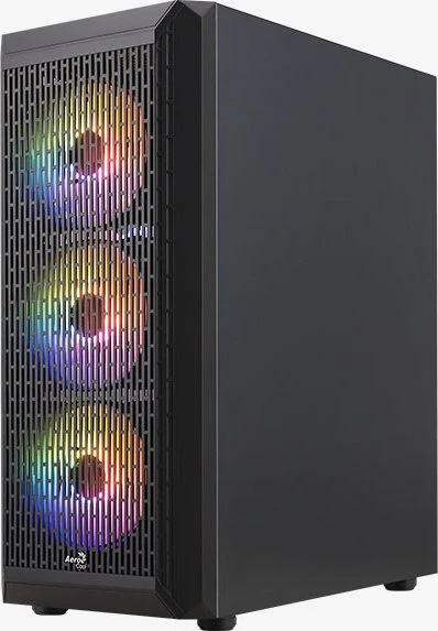 AeroCool Beam, inkl. 4x Lüfter, Lüfter LED RGB, Glasfenster