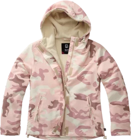 Brandit Windbreaker Frontzip Jacke candy camo (Damen)
