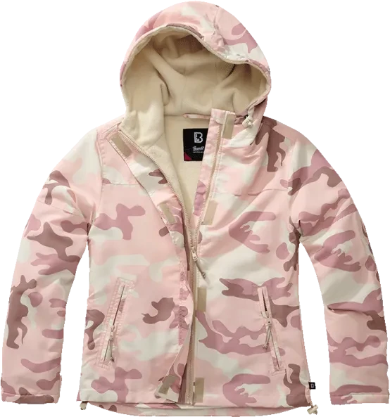 Brandit Windbreaker Frontzip Jacke candy camo (Damen)