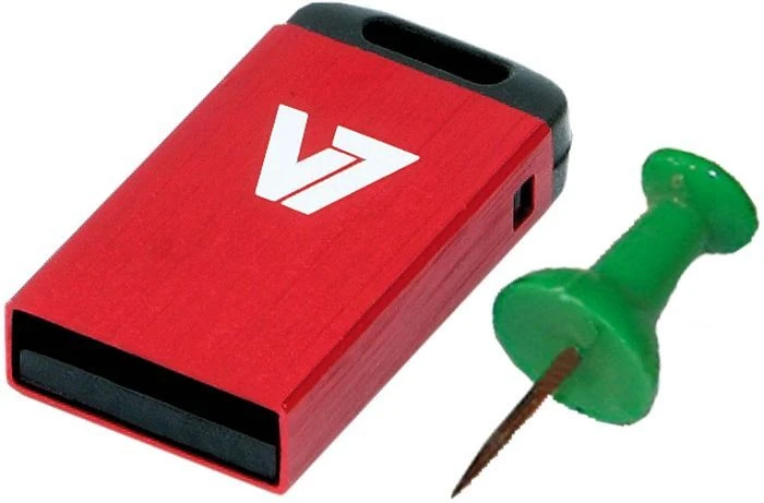 V7 Nano USB-Stick 16GB rot, USB-A, USB 2.0