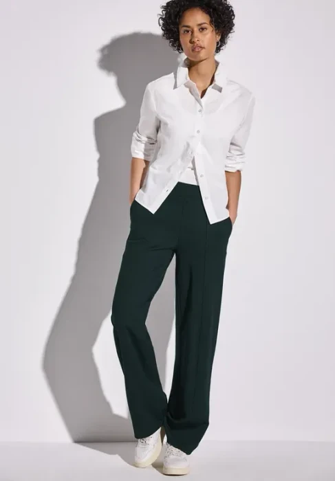 Street One Straight Leg Hose hunter green (Damen)