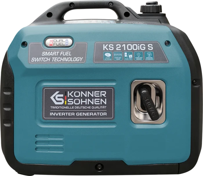Könner & Söhnen KS 2000iG S Hybrid Flüssiggas/Benzin-Stromerzeuger