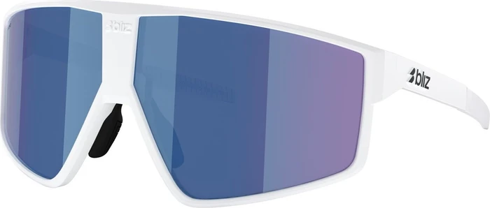 Bliz P002 matte white/smoke-multi blue