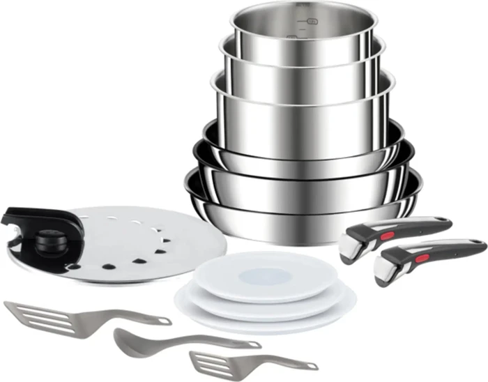 Tefal L97495 Ingenio Preference On Kochgeschirr-Set, 15-tlg.
