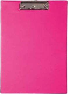 Maul Klemmbrett mit Folienüberzug, A4, pink
