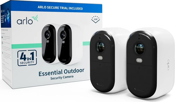 Arlo Essential 2 HD Outdoor Camera weiß, 2er-Pack